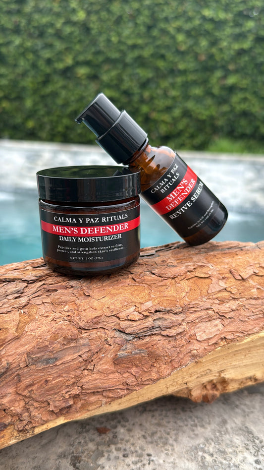 Calma y paz rituals, daily moisturizer, revive serum
